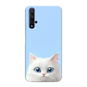 Чохол на тематику: Коти для Huawei Nova 5T (Білий кіт)
