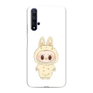 Чехол с принтом Лабубу для Huawei Nova 5T (Бежевый Лабубу)
