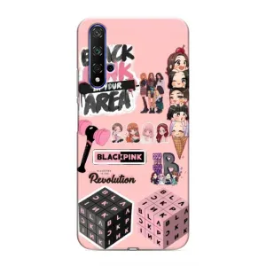 Чехлы с картинкой для Huawei Nova 5T (BLACK PINK коллаж)