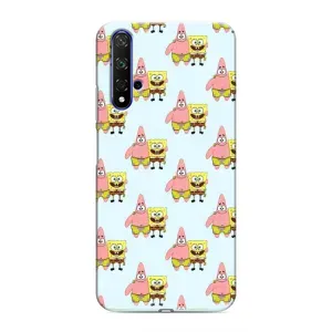 Чехлы с Патриком на Huawei Nova 5T (Боб и Патрик)