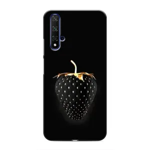 Чохол з зображенням смачної їжі для Huawei Nova 5T (Чорна полуниця)