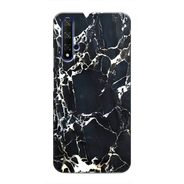 Чехол с рисунком «Чёрный мрамор» для Huawei Nova 5T Чехол с рисунком «Чёрный мрамор» для Huawei Nova 5T