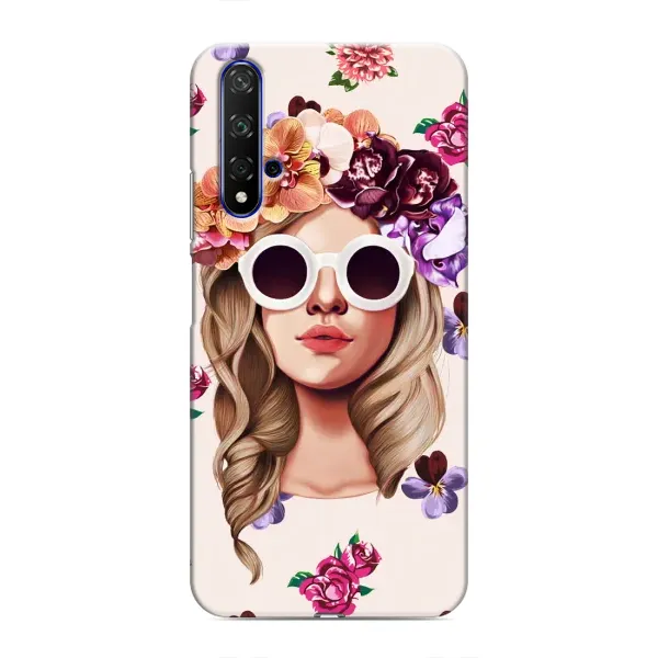 Чехол с рисунком «Девушка в очках» для Huawei Nova 5T Чехол с рисунком «Девушка в очках» для Huawei Nova 5T
