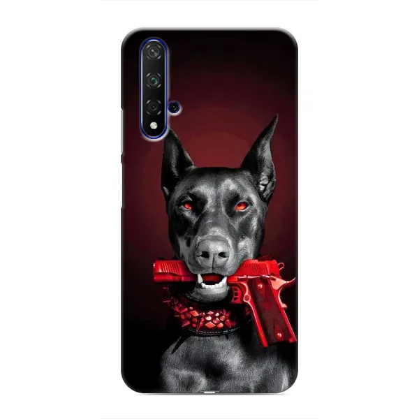 Чехол с рисунком «Доберман злой» для Huawei Nova 5T Чехол с рисунком «Доберман злой» для Huawei Nova 5T