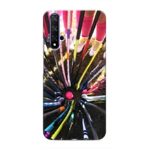 Чохли з прінтом Спортивна тематика для Huawei Nova 5T (Флорбол)