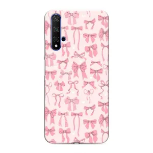 Чохол банти для Huawei Nova 5T (Фон бантики)