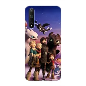 Чехол дракон Беззубик для Huawei Nova 5T (Герои дракона)