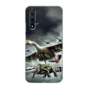 Чохол з мемами траралело тралала для Huawei Nova 5T (Гусіні і крокоділо)