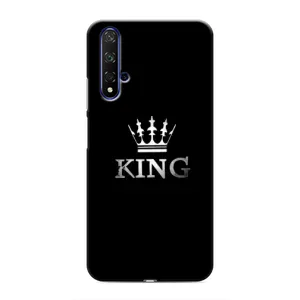 Чохол (Корона на чорному фоні) для Хуавей Нова 5Т (KING)