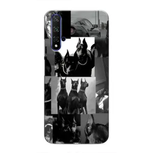 Чохол ДОБЕРМАН для Huawei Nova 5T (Колаж Доберман)