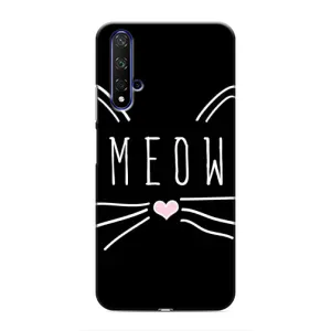 Бампер з зображенням Котиків для Хуавей Нова 5Т (КОТИК MEOW)