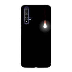 Чохол з картинками на чорному фоні для Huawei Nova 5T (Лампочка)
