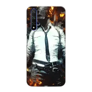 Чохол з картинкою "Герой Pubg" на Huawei Nova 5T (Man Пубг)