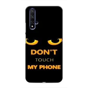 Чохол з Прикольним Принтом на Huawei Nova 5T (Не чіпай мій телефон)