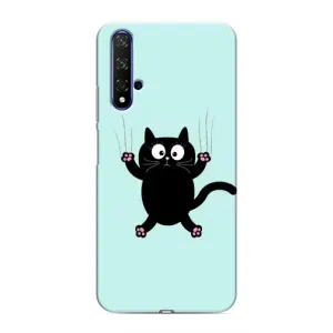 Силіконовий чохол з котиком для Huawei Nova 5T