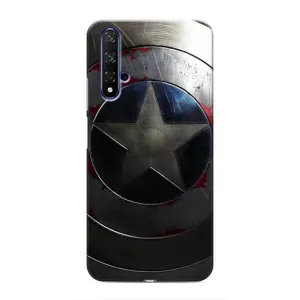Чохол с Щітом Капітана Америки на Huawei Nova 5T (Ретро Щит Капітана)