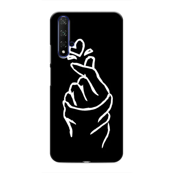 Чехол с рисунком «Сердце на черном» для Huawei Nova 5T Чехол с рисунком «Сердце на черном» для Huawei Nova 5T