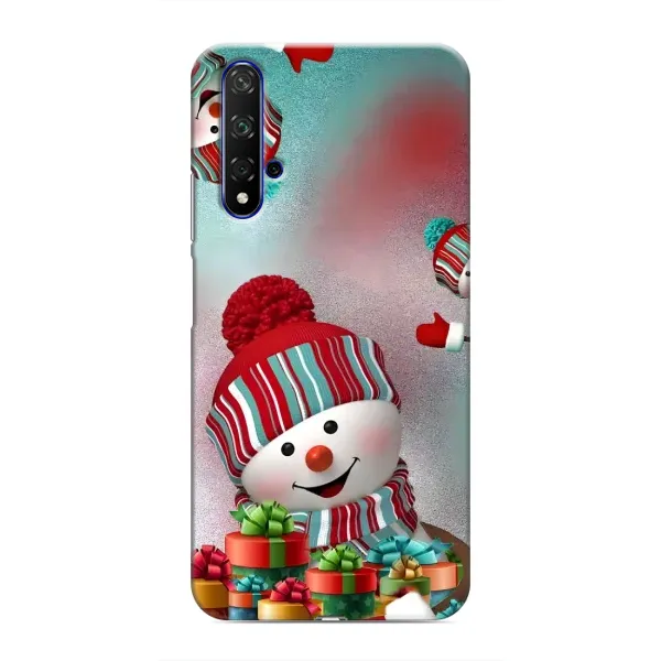 Чехол с рисунком «Снеговик в шапке» для Huawei Nova 5T Чехол с рисунком «Снеговик в шапке» для Huawei Nova 5T