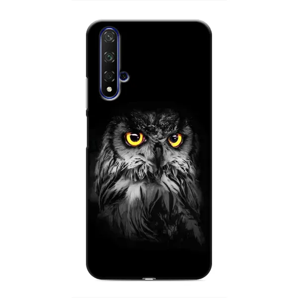 Чехол с рисунком «Сова на чёрном» для Huawei Nova 5T Чехол с рисунком «Сова на чёрном» для Huawei Nova 5T