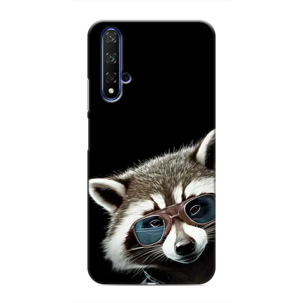 Чехол с рисунком «Стильный Енот» для Huawei Nova 5T Чехол с рисунком «Стильный Енот» для Huawei Nova 5T