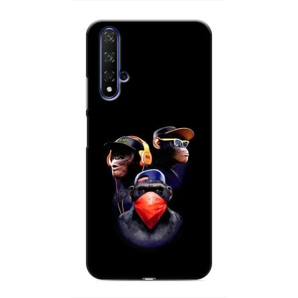 Чехол с рисунком «Три обезьяны» для Huawei Nova 5T Чехол с рисунком «Три обезьяны» для Huawei Nova 5T