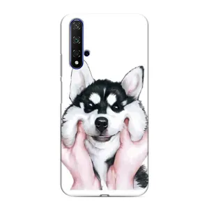 Бампер для Huawei Nova 5T з картинкою "Песики" (Собака Хаскі)
