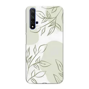 Чохол квітковий дизайн для Huawei Nova 5T