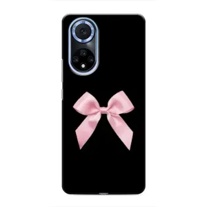 Чехол банты для Huawei Nova 9 SE (Бант на черном)