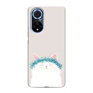 Чохол на тематику: Коти для Huawei Nova 9 SE (Білий котик)