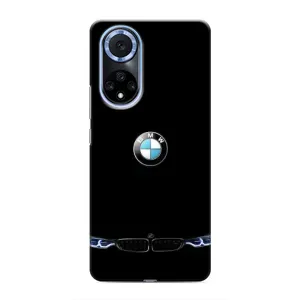 Силіконовий бампер з картинкою машини на Huawei Nova 9 SE (Чорний BMW)