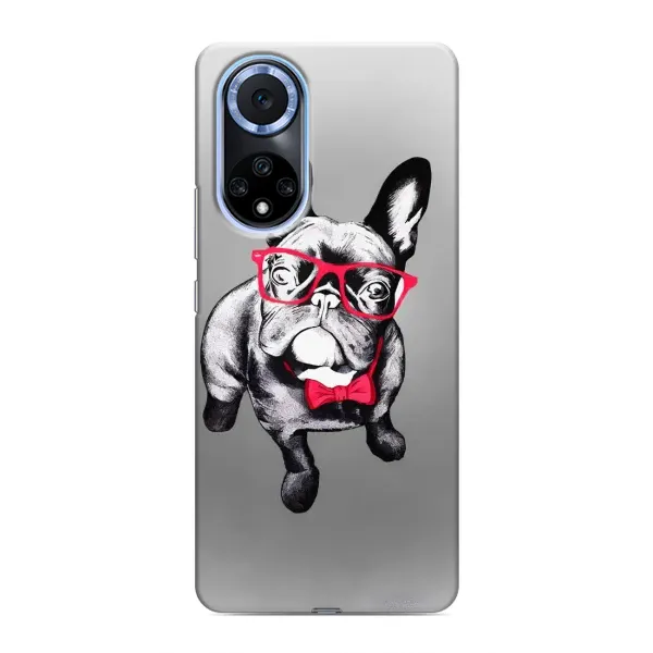 Чехол с рисунком «Бульдог в очках» для Huawei Nova 9 SE Чехол с рисунком «Бульдог в очках» для Huawei Nova 9 SE