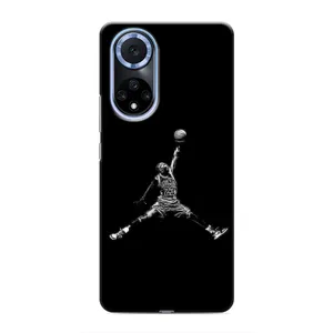Силиконовый Чехол Nike Air Jordan на Хуавей Нова 9 СЕ (Джордан)