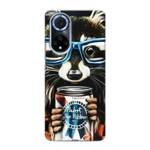 Силіконовий Чохол з Энотами на Huawei Nova 9 SE (Єнот в окулярах)