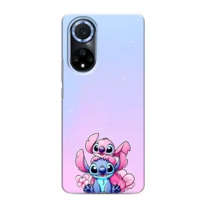 Чехол с рисунком Стич для Huawei Nova 9 SE (Энджл и Стич)