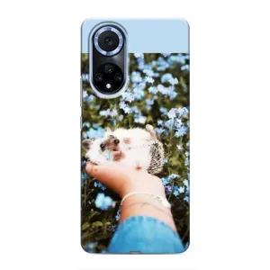Чохли з зображенням різних тварин на Huawei Nova 9 SE (Їжачок в руці)