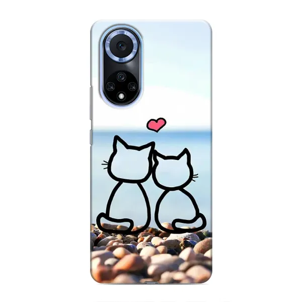 Чехол с рисунком «Котейки» для Huawei Nova 9 SE Чехол с рисунком «Котейки» для Huawei Nova 9 SE