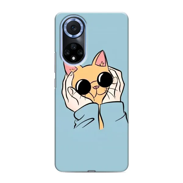 Чехол с рисунком «КОТИК в очках» для Huawei Nova 9 SE Чехол с рисунком «КОТИК в очках» для Huawei Nova 9 SE