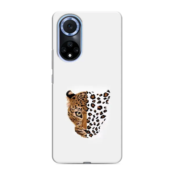 Чехол с рисунком «Леопард на белом» для Huawei Nova 9 SE