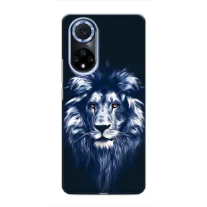 Чохол з картинкою на Huawei Nova 9 SE (Лев – синій)