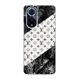 Чехол Стиль Louis Vuitton на Huawei Nova 9 SE (LV на белом)