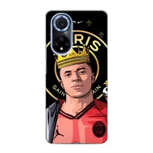 Чехол (TPU) с Футболистом на Huawei Nova 9 SE (Mbappe King)