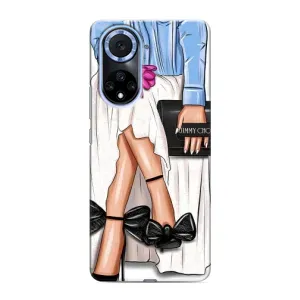 Силиконовый Чехол на Huawei Nova 9 SE с картинкой Стильных Девушек (Мода)