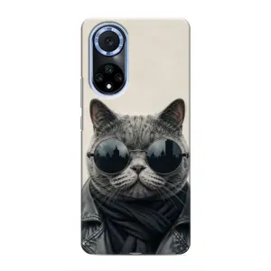 Чохол на тематику: Коти для Huawei Nova 9 SE (Модний кіт)