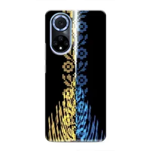 Силиконовый Чехол на Huawei Nova 9 SE (Патриотическая вышиванка)