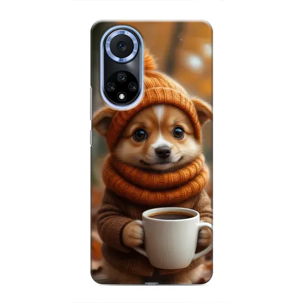 Чехол с рисунком «Собачка с кофе» для Huawei Nova 9 SE Чехол с рисунком «Собачка с кофе» для Huawei Nova 9 SE