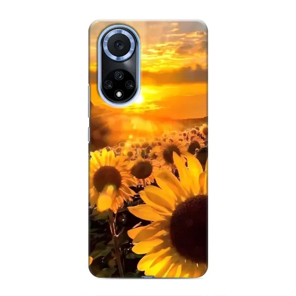 Чехол с рисунком «поле подсолнухов» для Huawei Nova 9 SE