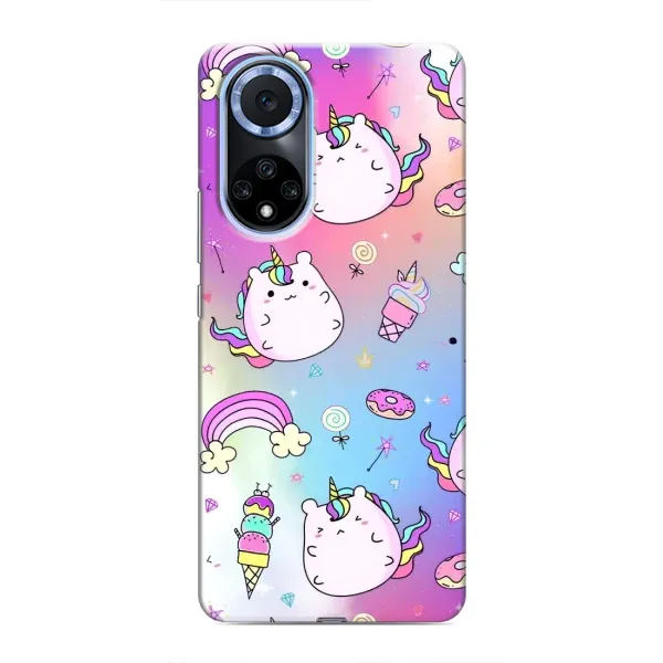Чехол с рисунком «Радуга и Единорог» для Huawei Nova 9 SE Чехол с рисунком «Радуга и Единорог» для Huawei Nova 9 SE