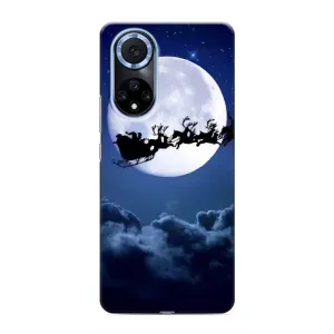 Чохол Санта Клаус для Huawei Nova 9 SE (Санта - місяць)