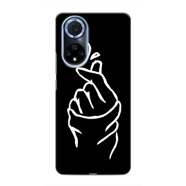 Чохол з малюнком «Сердечко на чорному» для Huawei Nova 9 SE Чохол з малюнком «Сердечко на чорному» для Huawei Nova 9 SE