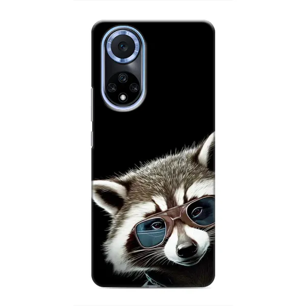 Чехол с рисунком «Стильный Енот» для Huawei Nova 9 SE Чехол с рисунком «Стильный Енот» для Huawei Nova 9 SE